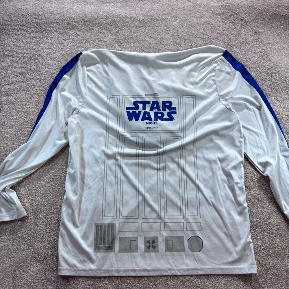 2023 Minnesota Twins Star Wars Night Lightweight Shirt Hoodie Size XL R2D2 RARE - Picture 5 of 9